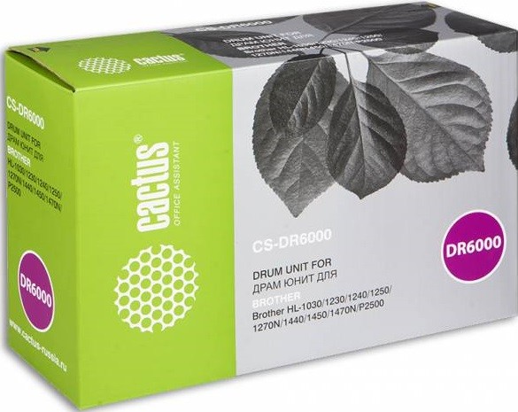 DR-6000 Фотобарабан Cactus CS-DR6000 для Brother HL-1030/ 1230/ 1240/ 1250/ 1270N/ 1440/ 1450/ 1470N/ P2500