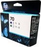 Печатающая головка HP №70 (C9408A) оригинальная для HP DesignJet Z2100/ Z5200/ Z5400, Photosmart Pro B9180/ B8850, Blue и Green (синяя и зелёная)