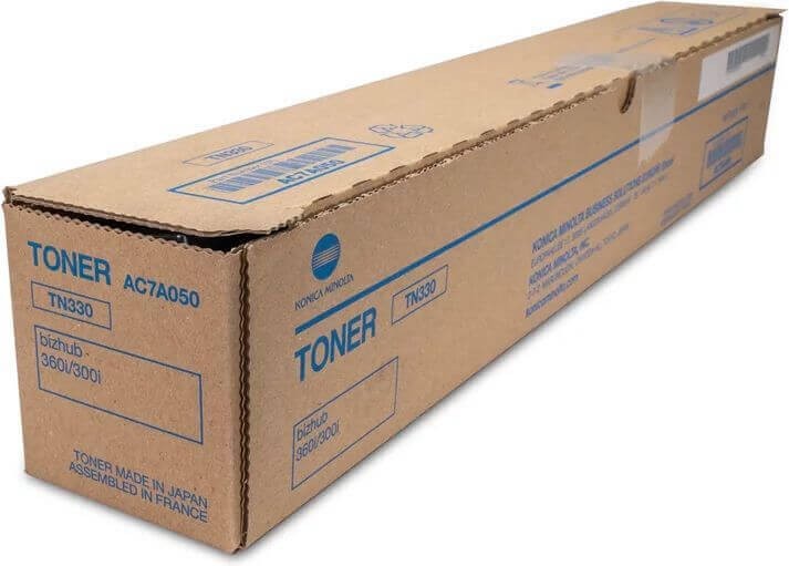 Картридж Konica-Minolta TN330/ TN-330/ AC7A050 оригинальный для Konica-Minolta bizhub 300i/ 360i, чёрный, 25000 страниц
