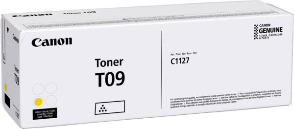 Картридж Canon T09Y 3017C006 оригинальный для Canon i-SENSYS C1127, жёлтый, 5900 стр.
