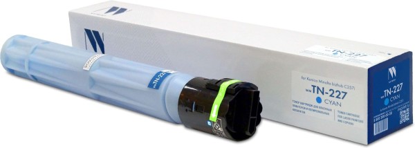 Картридж NV Print TN-227C (NV-TN-227C) для Konica-Minolta bizhub C257i, голубой, 24000 стр.