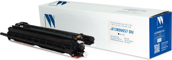 Блок фотобарабана NV Print 013R00657 (NV-013R00657DUBk) для Xerox WorkCentre 7225/ 7220/ 7125/ 7120, чёрный, 67000 стр.
