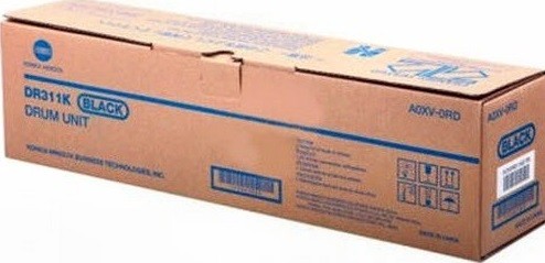 Фотобарабан Konica-Minolta DR-311K (A0XV0RD) оригинальный для принтера Konica-Minolta bizhub C220/ C280/ C360, чёрный, 70000 стр.