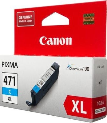 0347C001 Canon CLI-471XLC Картридж для PIXMA MG5740/MG6840/MG7740, голубой