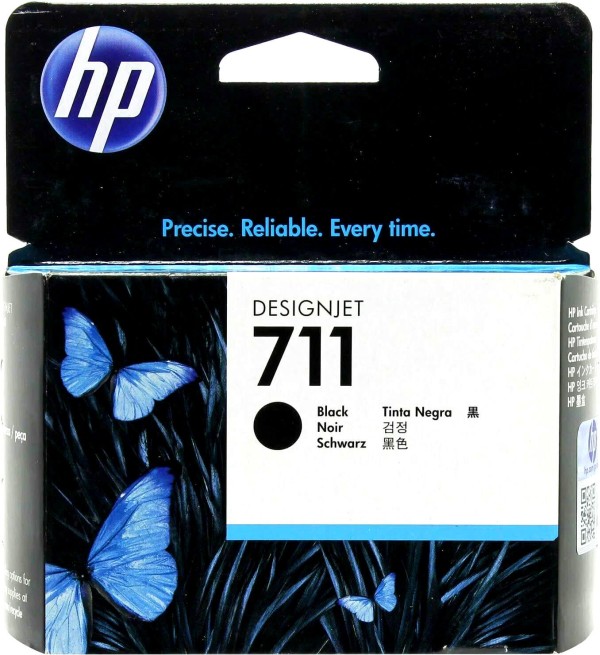 Картридж HP №711 (CZ129A) Black оригинальный для Designjet T120/ T520, чёрный, 38ml