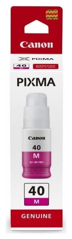 Чернила Canon GI-40M 3401C001 для принтеров Canon Pixma G5040/ G6040, пурпурный, 70 мл