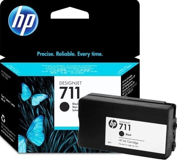 Картридж HP Designjet T120/T520 (CZ133A) черный 80ml №711 0120336    