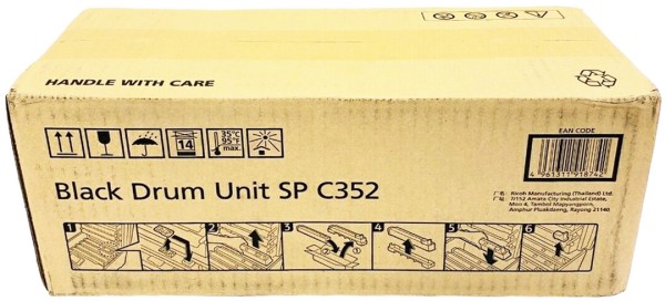 Фотобарабан Ricoh (408223) оригинальный для Ricoh SP C352DN/ C360DNw/ C360SNw/ C360SFNw/ C361SFN, чёрный, 15000 стр.
