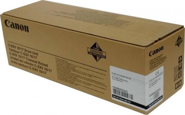 Canon C-EXV16/17 (0258B002) фотобарабан оригинальный для принтера Canon IR C4080/ C4580/ C5180, CLC4040/ 4141/ 5151, чёрный
