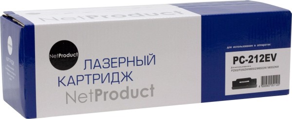 Картридж NetProduct (N-PC-212EV) для Pantum P2502/ P2502W/ M6502/ M6502W/ M6552NW, 1,6К