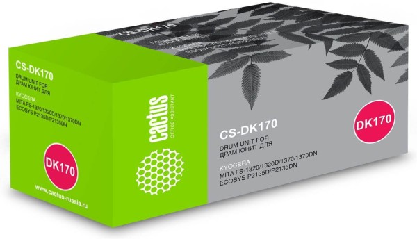 Блок фотобарабана Cactus DK-170 (CS-DK170) Drum Unit для Kyocera ECOSYS M2035/ M2535, 100000 стр.