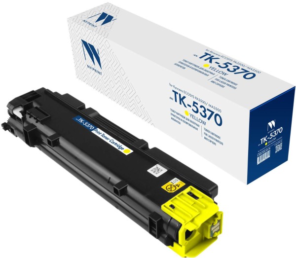 Картридж NV Print TK-5370Y (NV-TK-5370Y) Yellow для Kyocera ECOSYS PA3500cx/ MA3500cix/ MA3500cifx, жёлтый, 5000 стр.