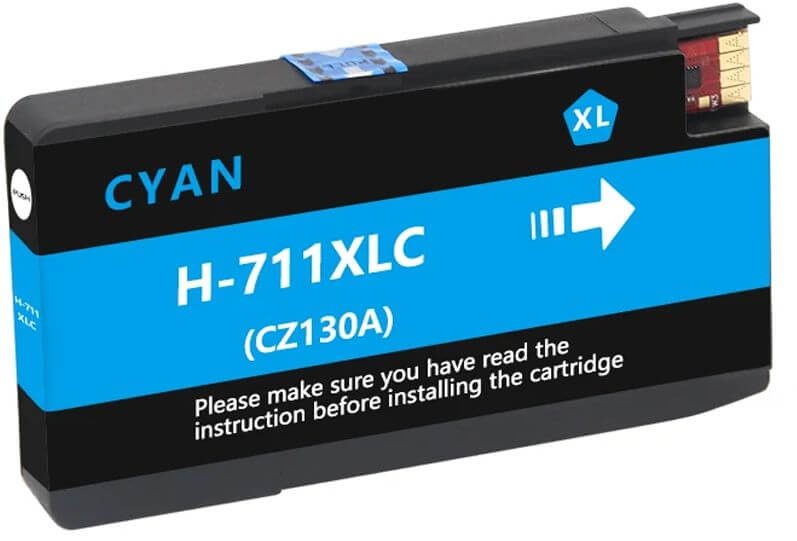 Картридж NV Print №711 (NV-CZ130A) Cyan для HP Designjet T120/ T125/ T130/ T520/ T525/ T1530, голубой, 29 мл