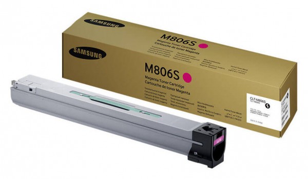 Картридж Samsung CLT-M806S оригинальный для принтера Samsung SL-X7400GX/ SL-X7500GX/ SL-X7600GX пурпурный, (30000 стр.)