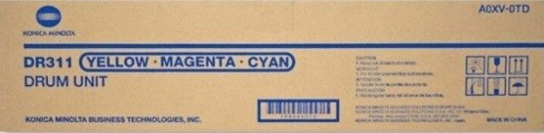 Фотобарабан Konica-Minolta DR-311 (A0XV0TD) Y/M/C оригинальный для принтера Konica-Minolta bizhub C220/ C280/ C360, цветной, 55000 стр.