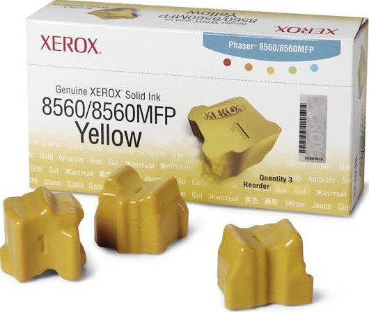 Картридж Xerox 108R00766 для Xerox Phaser 8560 yellow оригинальный увеличенный (1000 страниц)