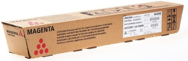 Картридж Ricoh MPC5501E/ MPC5000E (841458/ 842050) оригинальный для Ricoh Aficio MPC4000/ C5000/ С4501/ С5501, пурпурный, 18000 стр.