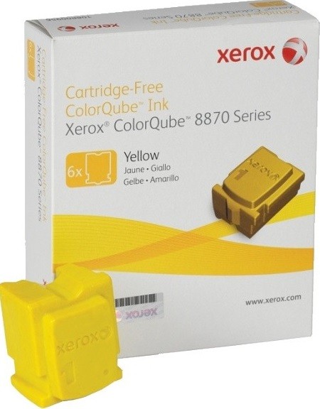 Картридж Xerox 108R00960 для Xerox Phaser 8870 yellow оригинальный увеличенный (2880 страниц)