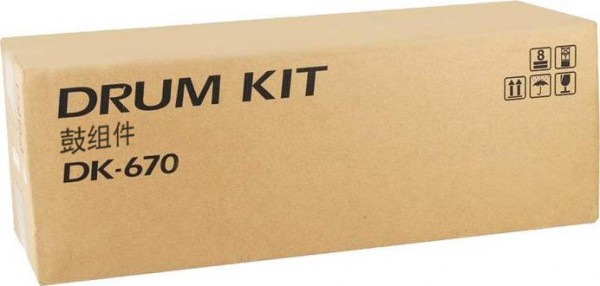 Фотобарабан Kyocera DK-670 (302H093013/ 2H093013) оригинальный для принтеров Kyocera KM-2540/ KM-2560/ KM-3040/ KM-3060, TASKalfa 300i, 300000 стр.