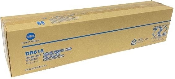Фотобарабан Konica-Minolta DR-618/ DR618/ ACV80TE/ ACV80TD YMC оригинальный для принтера Konica-Minolta bizhub C450i/ C550i/ C650i/ C750i, цветной
