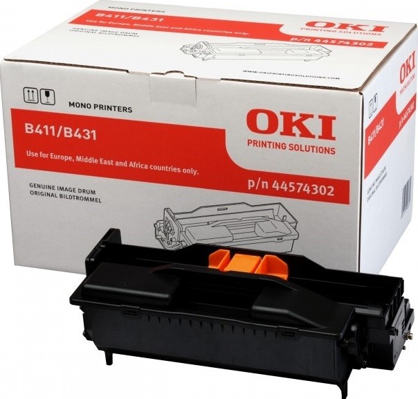 Фотобарабан OKI (44574302) оригинальный для принтера OKI B411/ B412/ B431/ B432/ MB461/ MB471/ MB472/ MB491/ MB492/ MB562 , чёрный, 25000 стр.