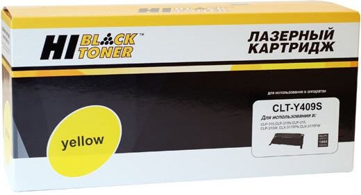 Картридж Hi-Black (HB-CLT-Y409S) для Samsung CLP-310/ 315/ CLX-3170fn/ 3175, Y, 1K