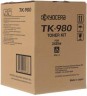 Картридж Kyocera TK-980 (1T05J00NL0) оригинальный для принтера Kyocera TASKalfa 2420w, (2 x 1190м) 2 шт. в уп-ке