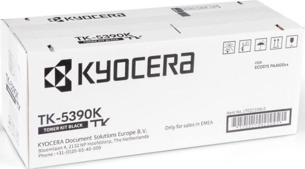 Картридж Kyocera TK-5390K (1T02Z10NL0) Black оригинальный для Kyocera ECOSYS PA4500cx, чёрный, 18000 страниц