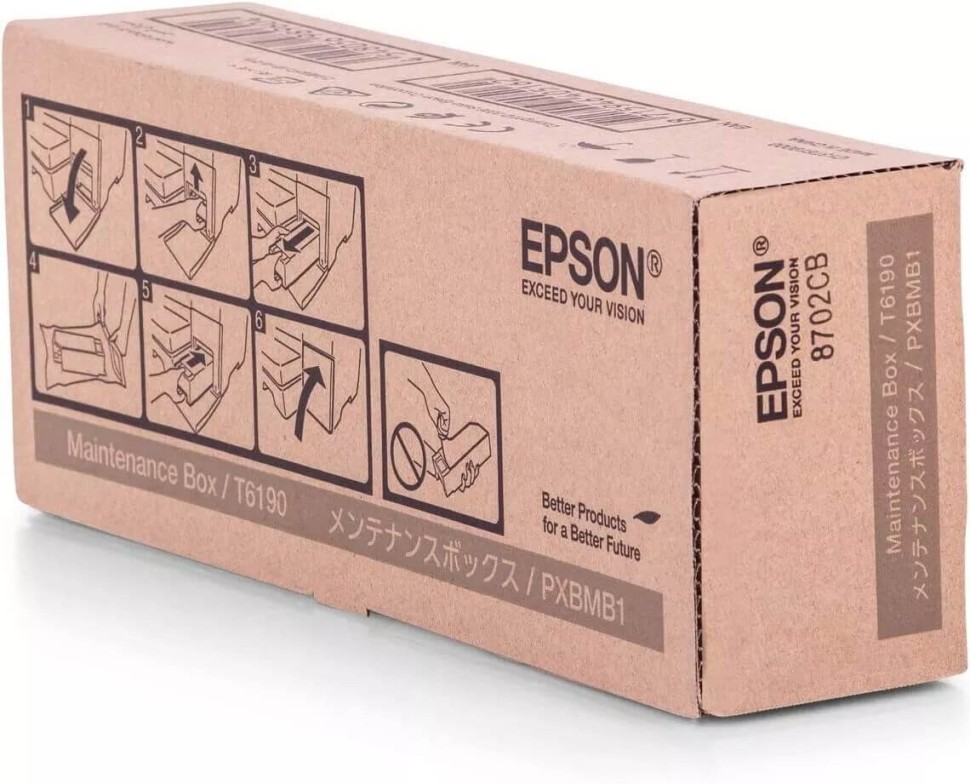 Ёмкость для отработанных чернил Epson T61900/ PXBMB1 (C13T619000) Maintenance Box оригинальная для Epson B300/ B500DN, Stylus Pro 4900, SureColor SC-P5000