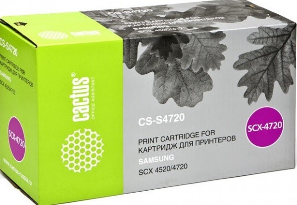 Картридж Cactus S4720 (CS-S4720) для принтеров Samsung SCX-4520/ 4720/ 4720F/ 4720FN черный 3000 страниц