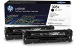 Картридж HP CE410XD (305X) Black оригинальный для HP Color LaserJet Pro M351/ M375/ M451/ M475, чёрный, увеличенный, двойная упаковка, 2*4000 страниц