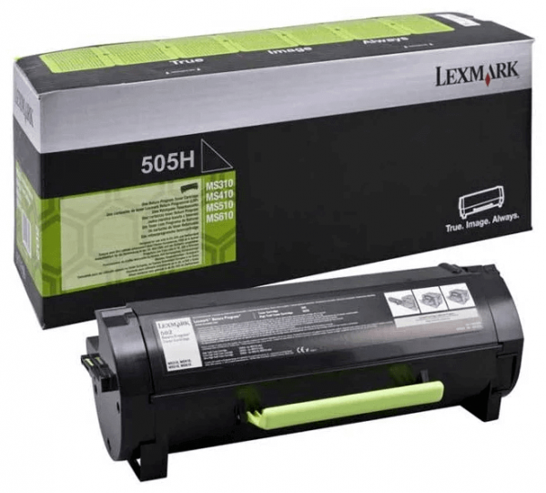 Картридж Lexmark 50F5H0E оригинальный для Lexmark MS310/ MS410/ MS510/ MS610, Corporate, black, увеличенный, 5000 стр.