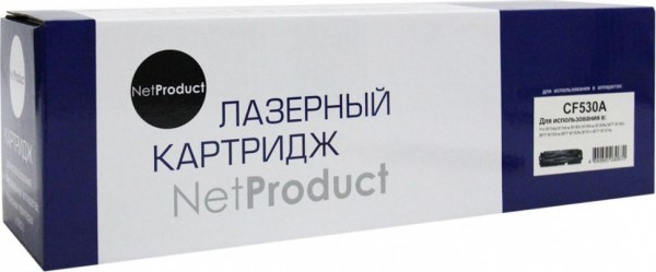 Картридж NetProduct (N-CF530A) для HP CLJ Pro M154A/ M180n/ M181fw, Bk, 1,1K