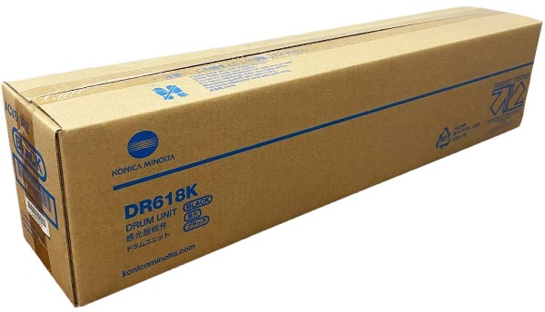 Фотобарабан Konica-Minolta DR-618K/ DR618K/ ACV80RE/ ACV80RD оригинальный для принтера Konica-Minolta bizhub C450i/ C550i/ C650i/ C750i/ 450i/ 550i/ 650i, чёрный, 240000 стр.