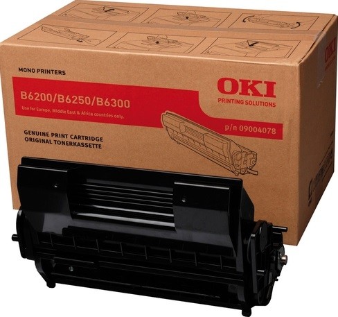 Картридж OKI (09004078) оригинальный для принтера OKI B6200/ B6250/ B6300, чёрный, 11000 стр.