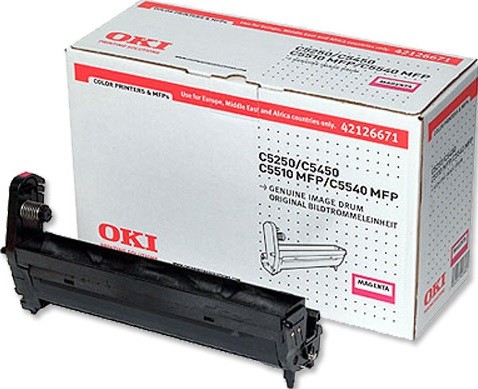Фотобарабан OKI (42126671) оригинальный для принтера OKI C5250/ C5450/ C5510MFP/ C5540MFP, пурпурный, 17000 стр.