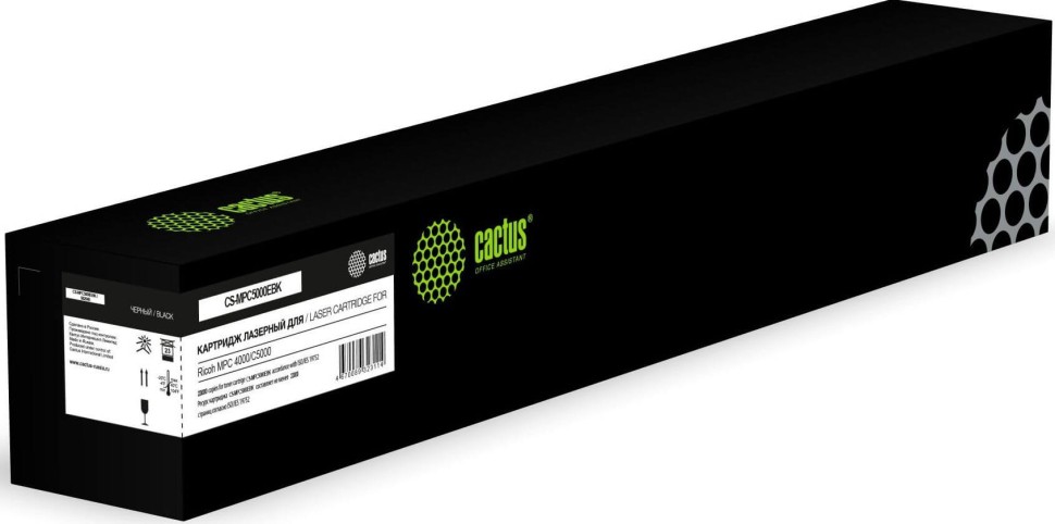 Картридж Cactus MP C5000E 842048 (CS-MPC5000EBK) для Ricoh Aficio MPC4000/ MPC5000, 23000 стр.