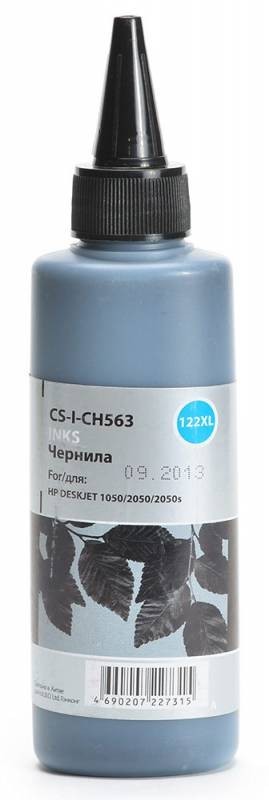 Чернила Cactus CS-I-CH563 для принтеров HP DJ 1050/ 2050/ 2050s, черный 100мл