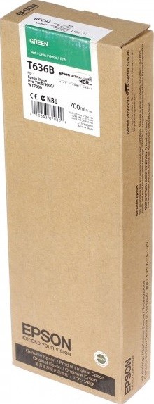 C13T636B00 Картридж Epson Stylus Pro 7900/9900 Green 700 ml