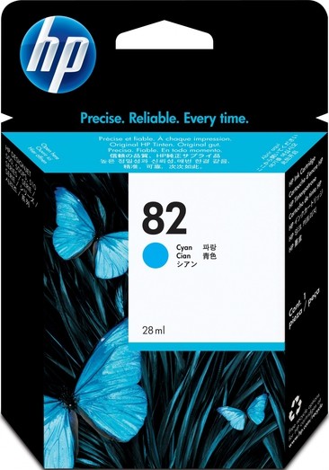 Картридж HP DJ 510 (CH566A) голубой 28мл №82