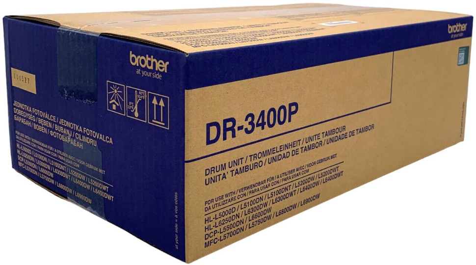 Фотобарабан Brother DR-3400P (DR3400P) оригинальный для Brother HL-L5000/ L5100/ L6250/ L6300/ L6400, DCP-L5500/ L6600, MFC-L5700/ L5750/ L6800/ L6900 black (50 000 стр.)