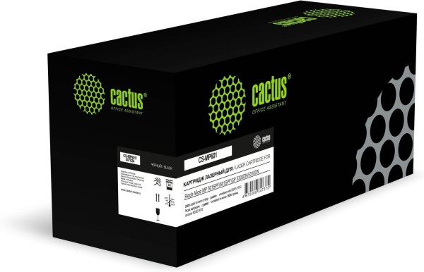 Картридж Cactus MP 601 407824 (CS-MP601) для Ricoh Aficio MP 501SPF/  MP 601SPF/ SP 5300DN/ SP 5310DN, 25000 стр.