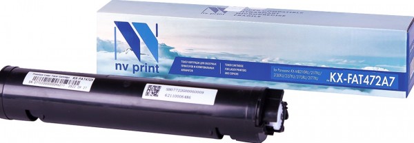 Картридж NVP совместимый NV-KX-FAT472A7 для KX-MB2110RU/2117RU/2130RU/2137RU/2170RU/2177RU (2000k)