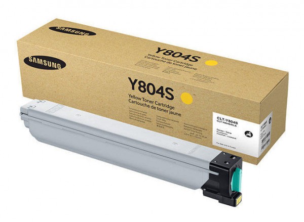 Картридж Samsung CLT-Y804S оригинальный для принтера Samsung SL-X3220NR/ SL-X3280NR, жёлтый, (15000 стр.)