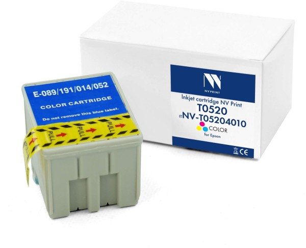 Картридж NV Print T0520 (NV-T05204010) Color для Epson Stylus Color 400/ 440/ 460/ 500/ 600/ 640/ 660/ 670, цветной