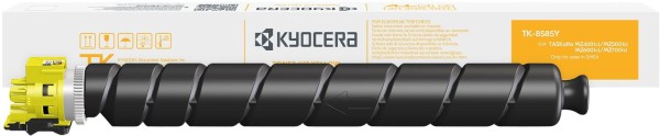Картридж Kyocera TK-8585Y (1T0C2JANL0) Yellow оригинальный для Kyocera TASKalfa MZ4001ci, жёлтый, 20000 страниц