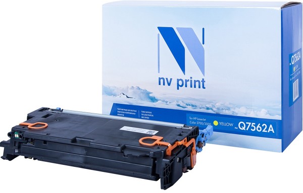 Картридж NV Print Q7562A Yellow для принтеров HP LJ Color 2700/ 3000 (3500k)
