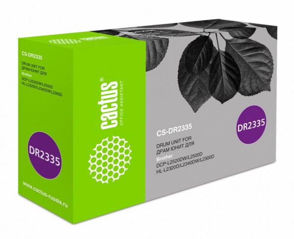 Барабан Cactus DR-2335 (CS-DR2335) для принтеров Brother DCP L2500/ L2520 HL L2300/ L2340 12000 страниц