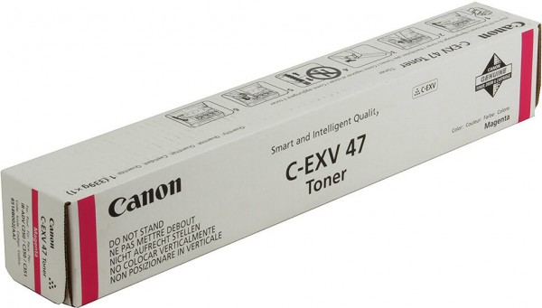 Тонер оригинальный Canon C-EXV47M 8518B002 для принтера Canon IR ADVANCE C351iF/ C350i/ C250i, пурпурный (21 500 стр.)
