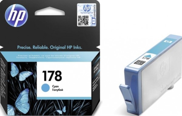 Картридж HP PS C5383/C6383/D5463/B8553 (CB318HE) голубой 4ml №178